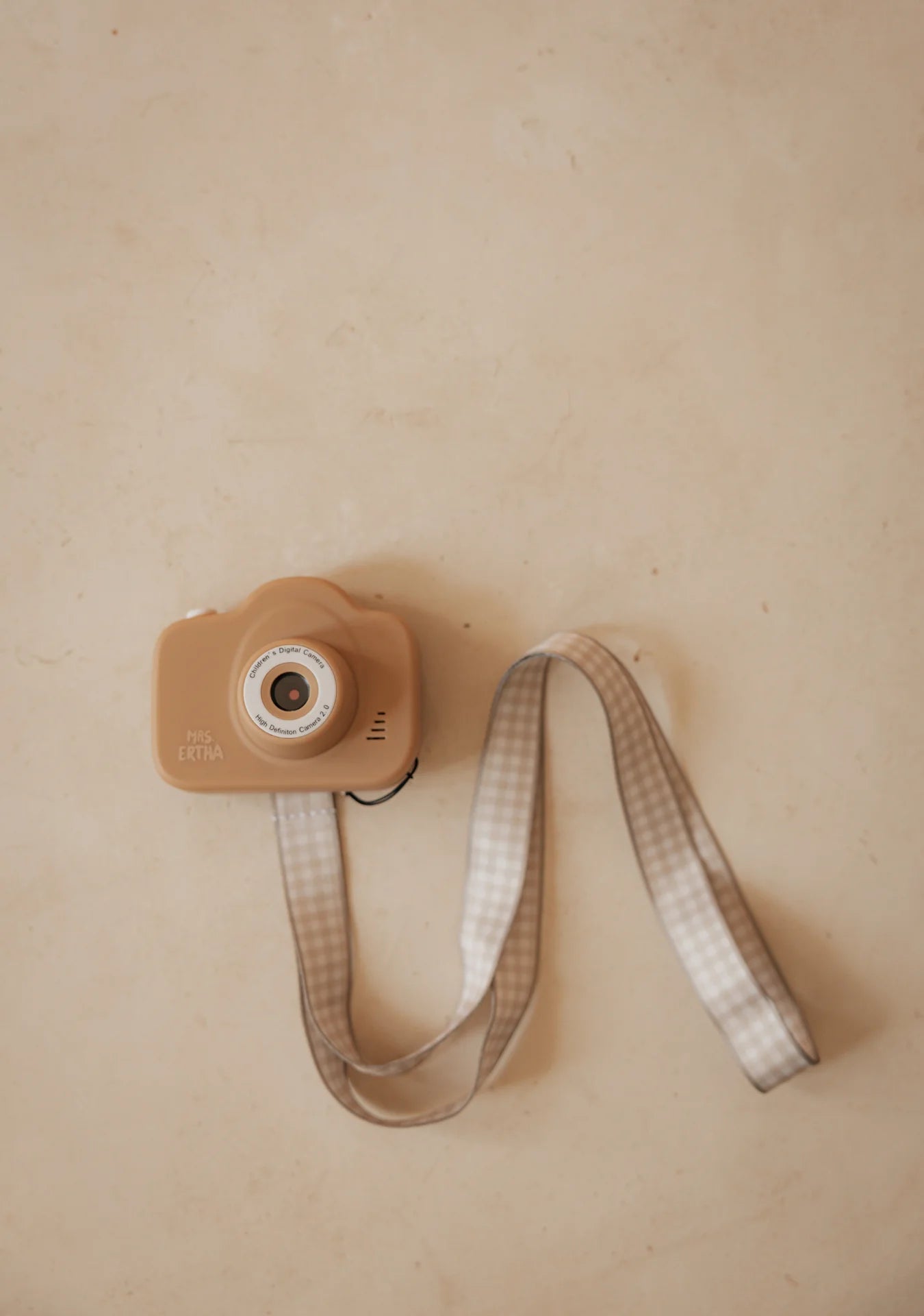 Appareil photo - Soft squares - Caramel - Lina et Compagnie