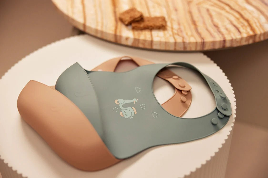 Bavoirs en silicone - On the go - Lina et Compagnie