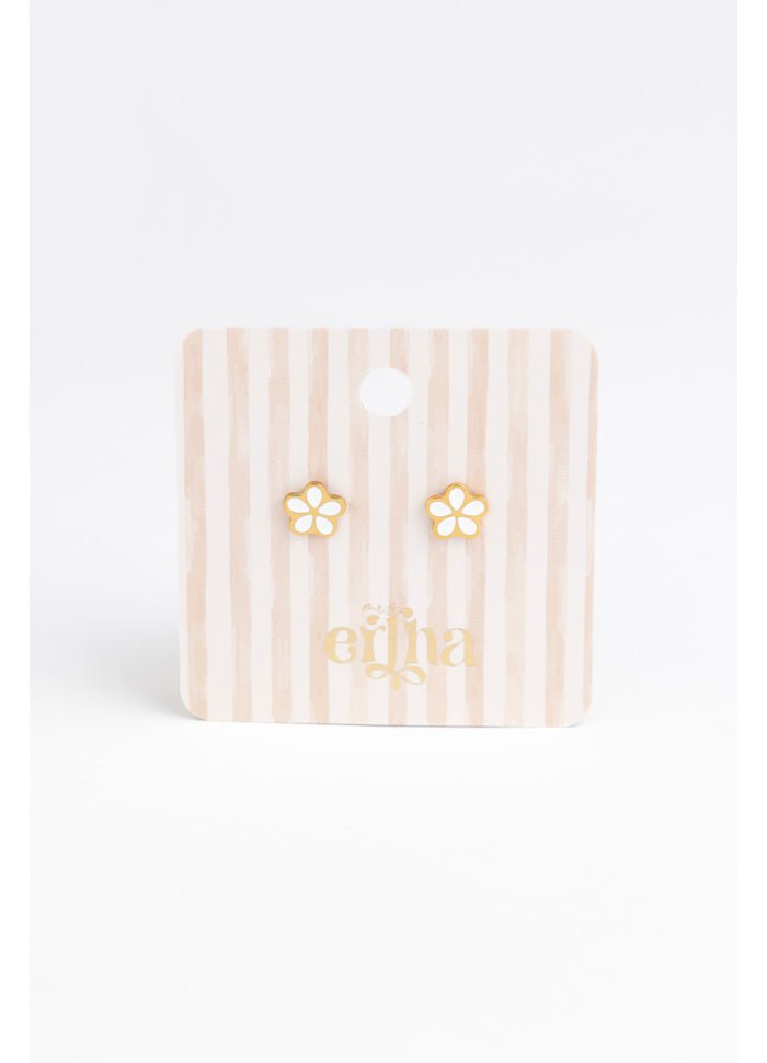 Boucles d'oreilles à tige - Pure petal - Lina et Compagnie