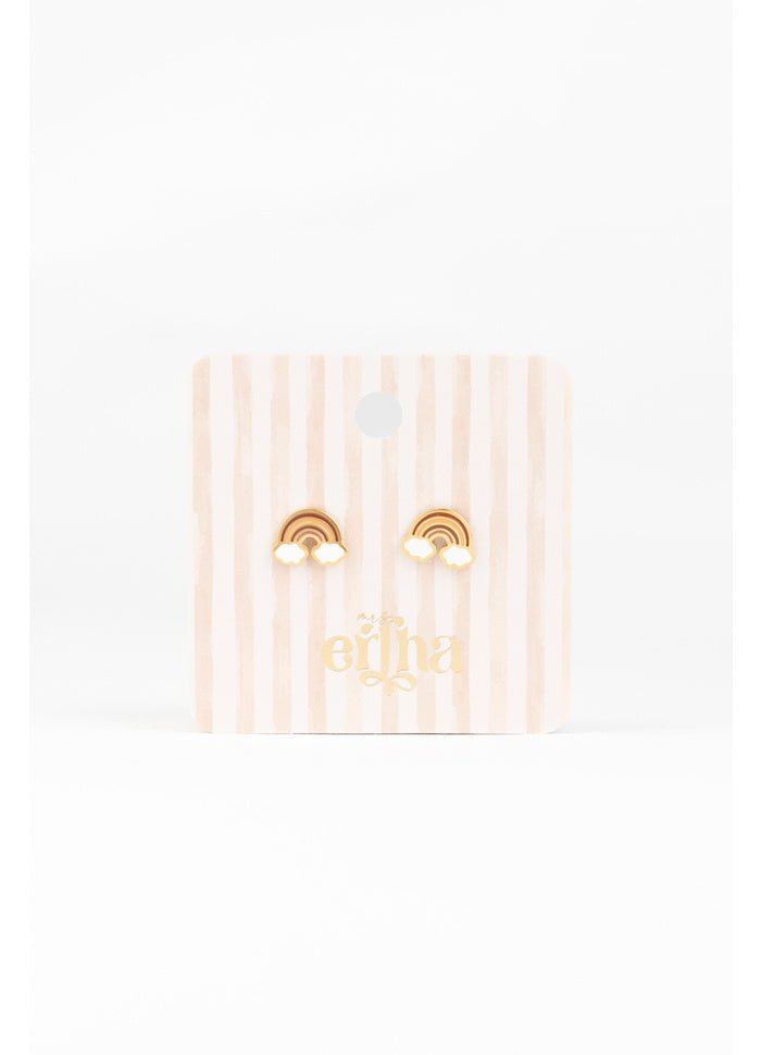 Boucles d'oreilles à tige - Rainbow dreams - Lina et Compagnie