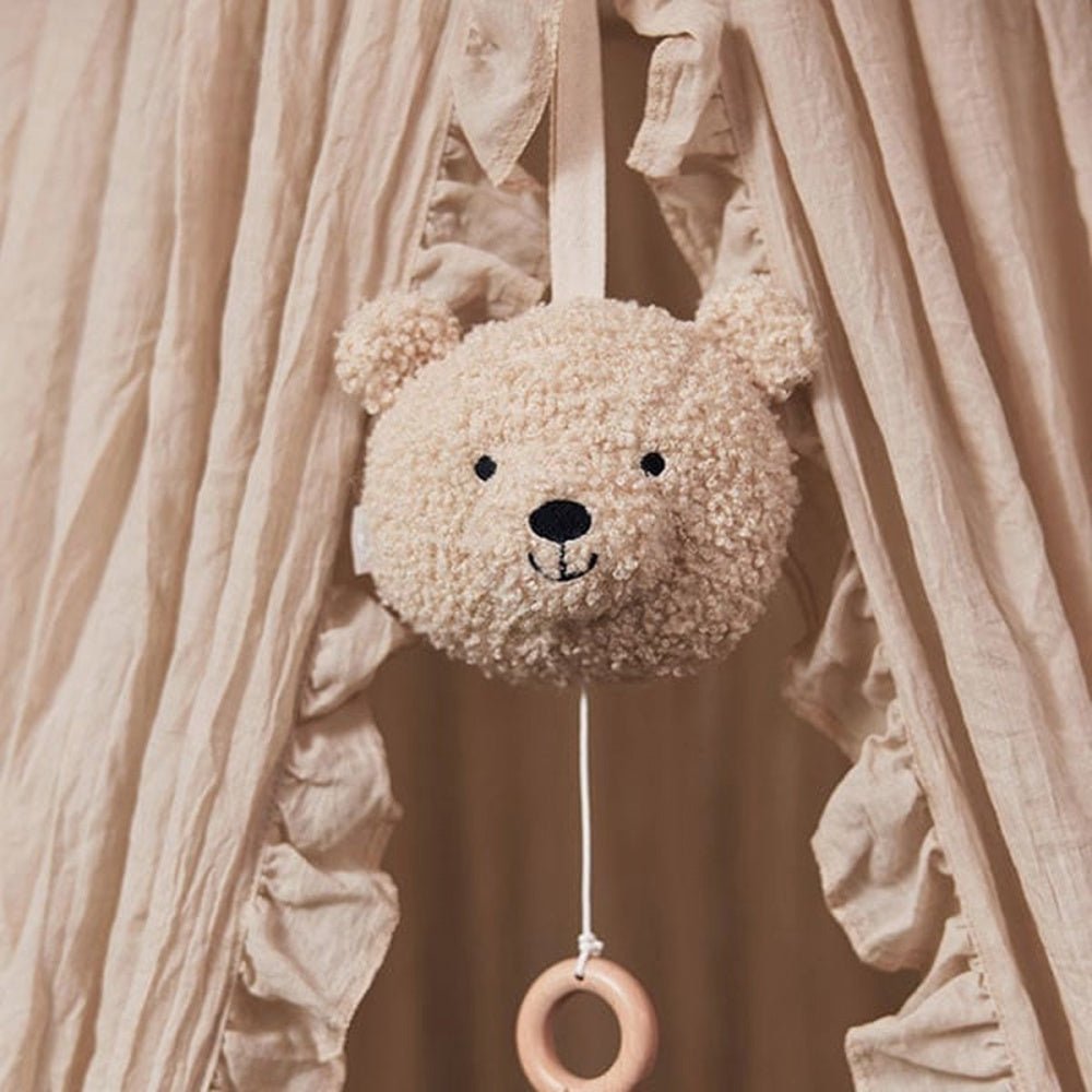 Ciel de lit - Ruffle nougat - 245 cm - Lina et Compagnie