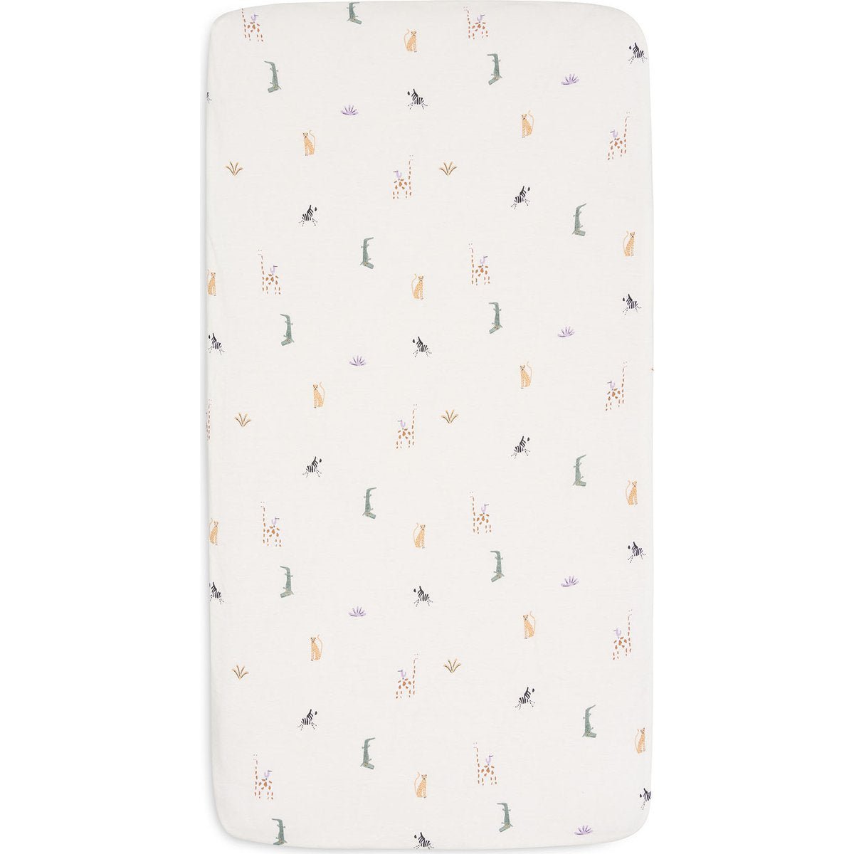 Drap - housse Jersey 70/75 X 140/150 cm - Jungle Jambo - Lina et Compagnie