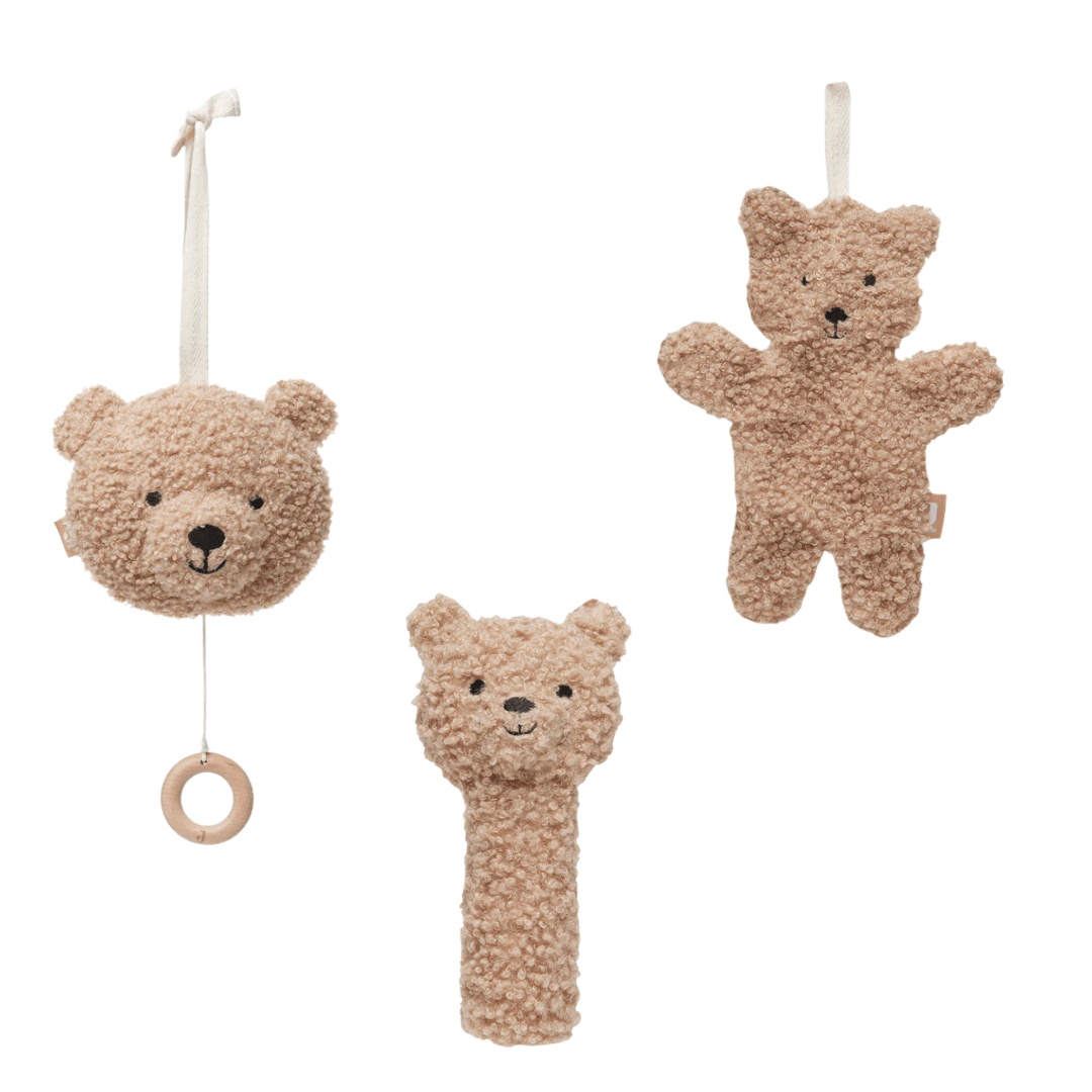 Ensemble Teddy bear - Biscuit - Lina et Compagnie