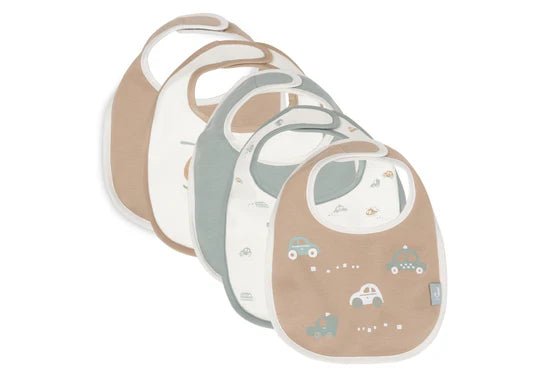 Lot de 5 bavoirs - On the go - Lina et Compagnie