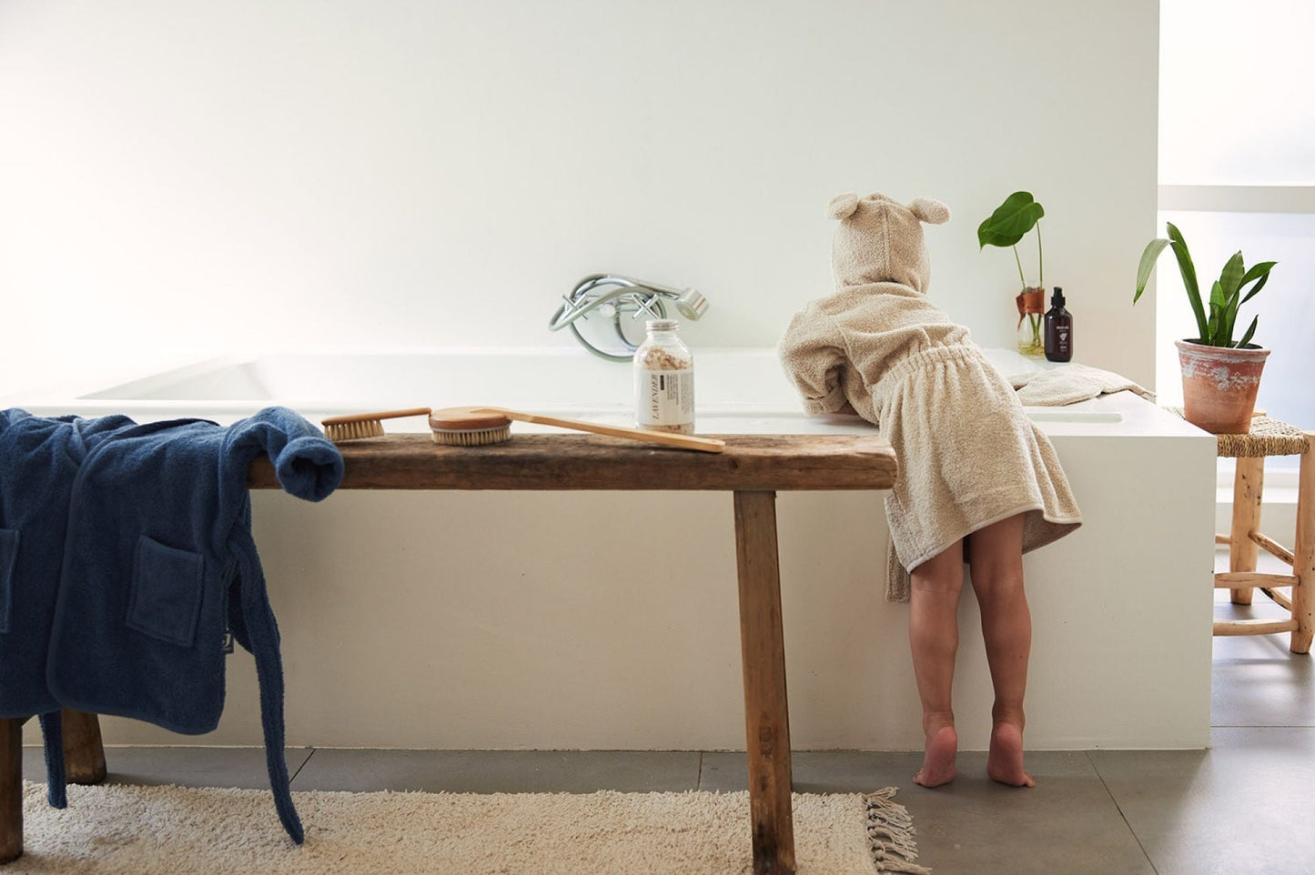 PEIGNOIR ÉPONGE 3 / 4 ANS - NOUGAT - Lina et Compagnie