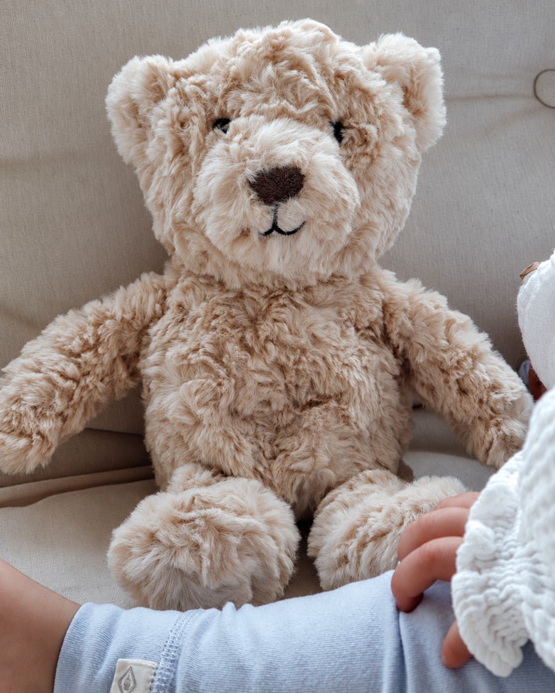 Peluche bruits blancs - Ours écru - ♡♡♡ - Lina et Compagnie