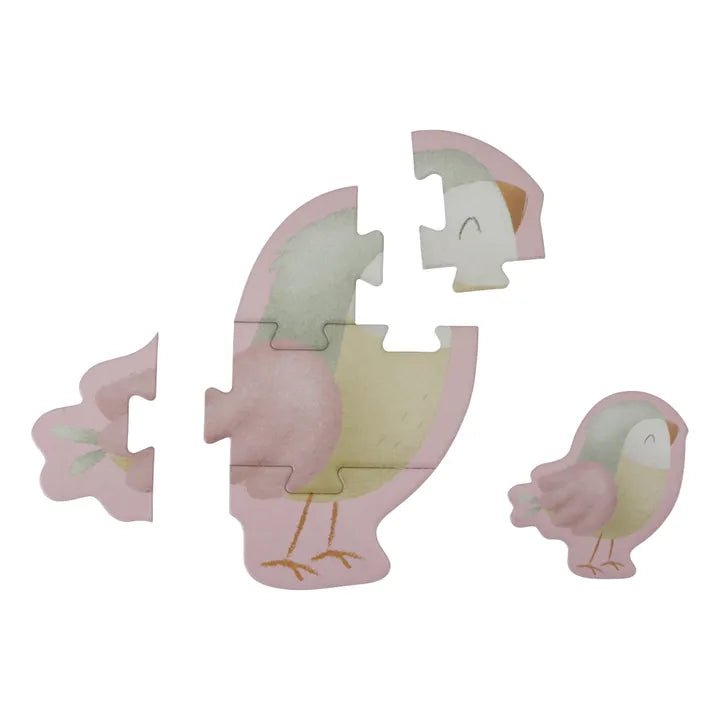 Puzzle 6 en 1 - Flowers & Butterflies - Lina et Compagnie