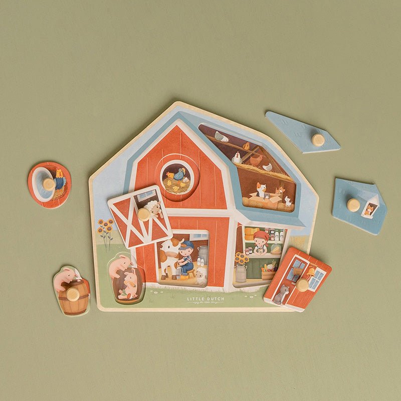 Puzzle en Bois - Little Farm - Lina et Compagnie