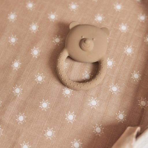 Anneau de Dentition Teddy Bear -Biscuit - Lina et Compagnie