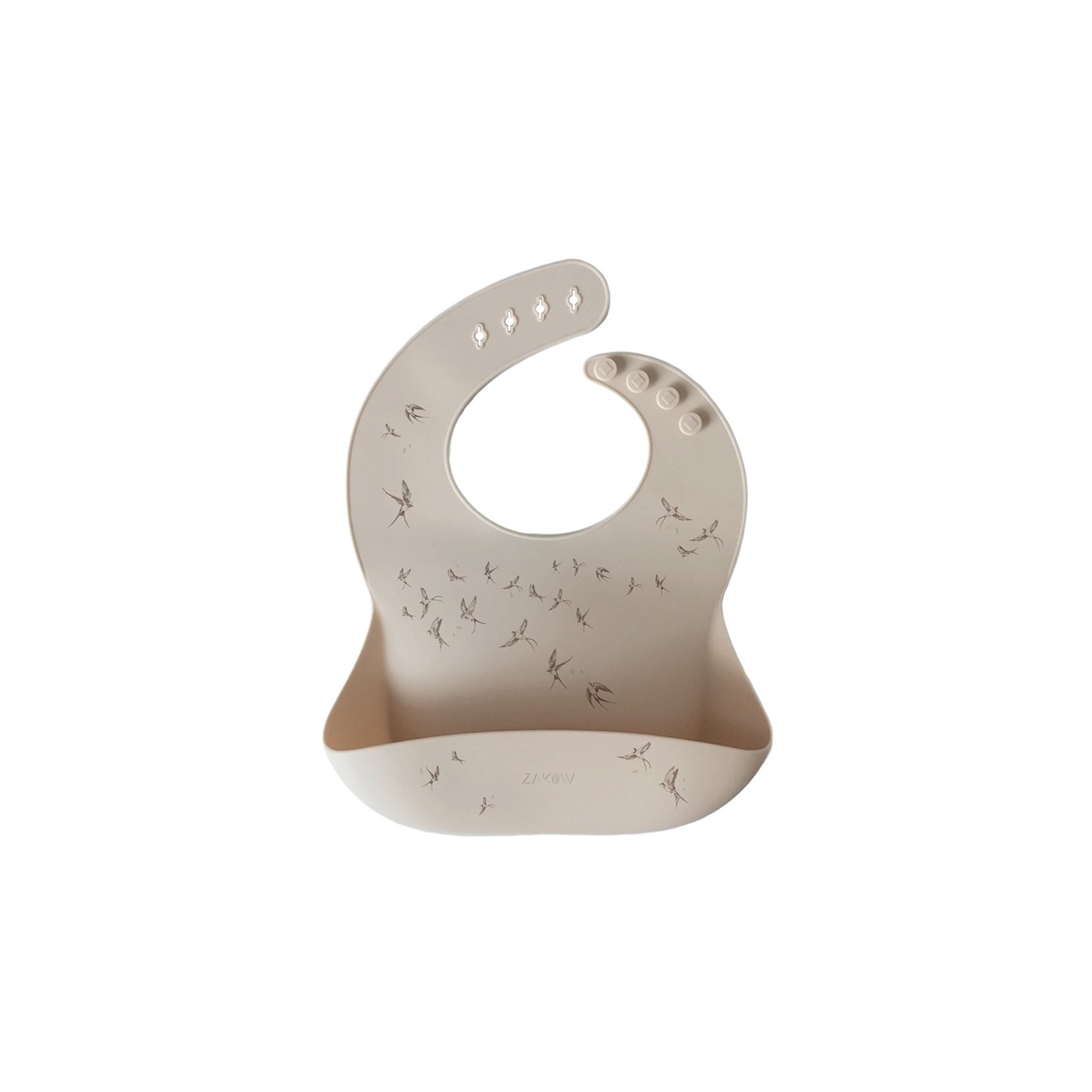 Bavoir en Silicone - Hirondelles - Lina et Compagnie