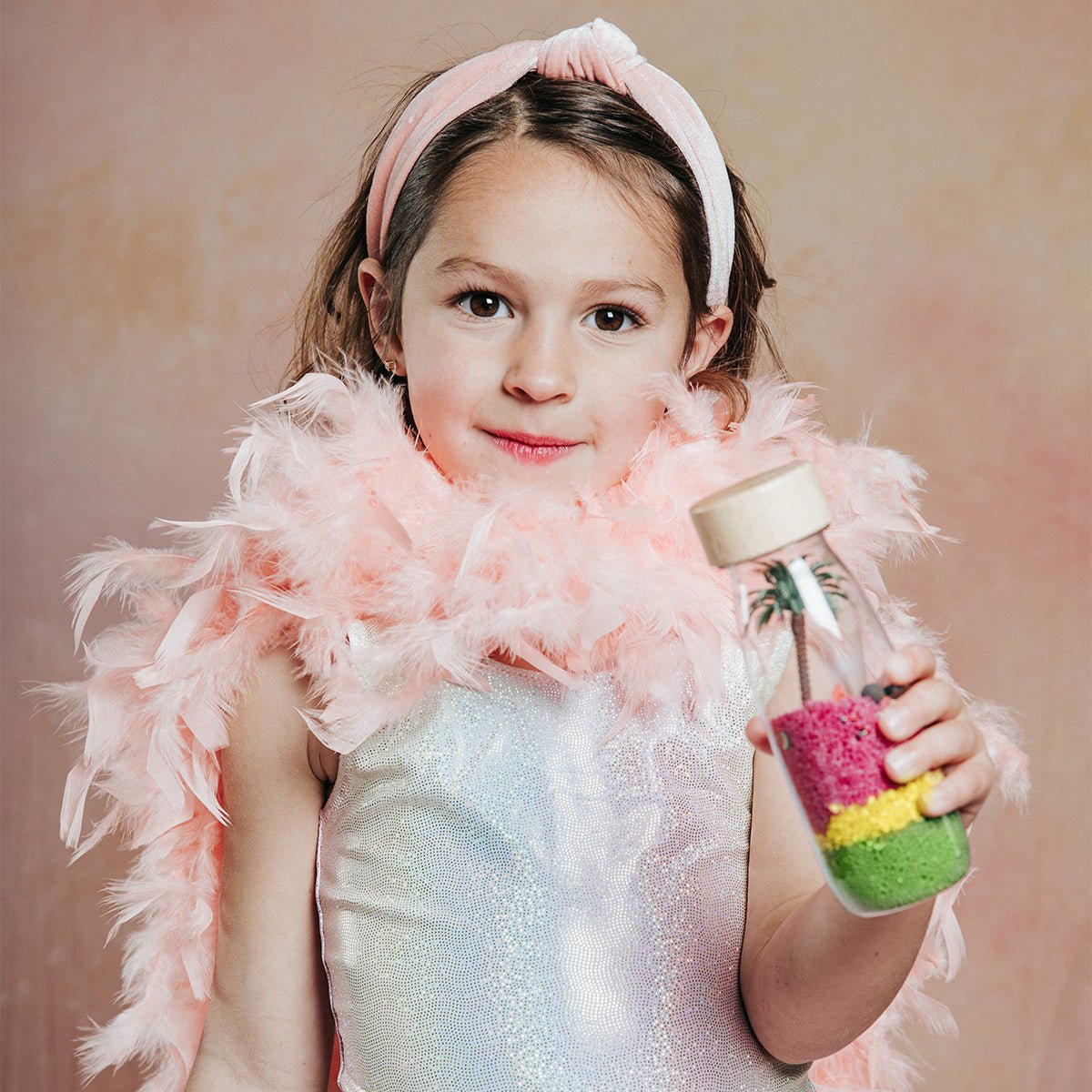 Bouteille Sensorielle Spy - Flamand Rose - Lina et Compagnie