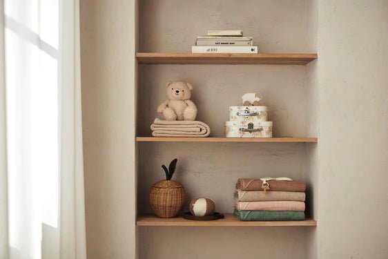 Cape de Bain éponge 100 x 100 cm - Pale Pink - Lina et Compagnie