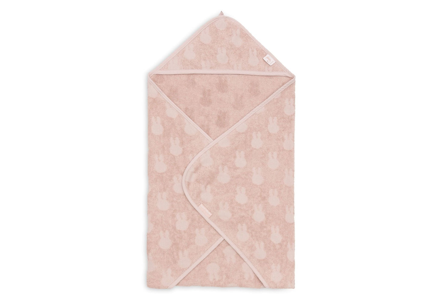 détail capuche Miffy cape de bain bébé coton éponge