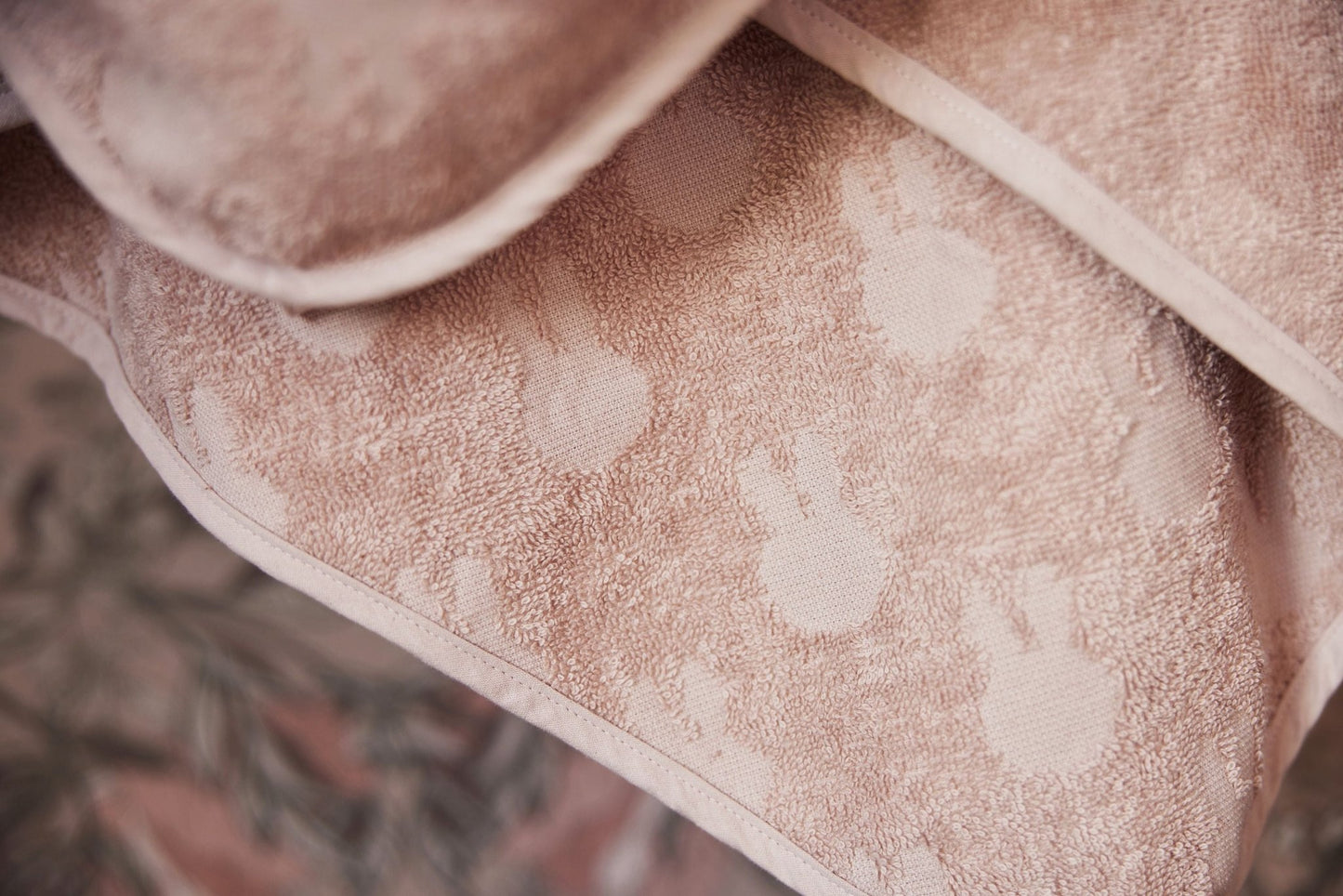 cape de bain Miffy rose bébé 100% coton absorbant