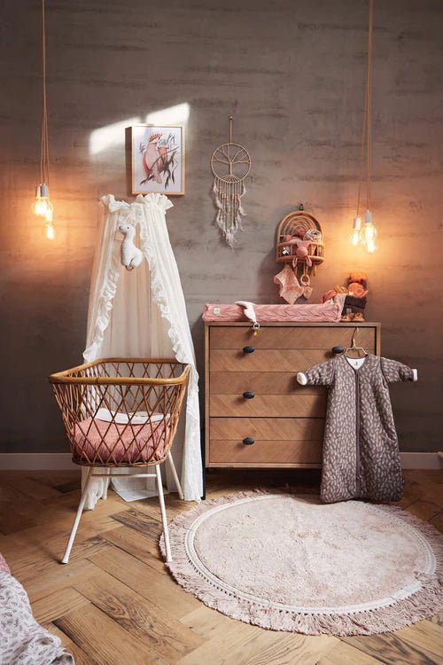 Ciel de lit Vintage 155cm Ruffle - Ivoire - Lina et Compagnie