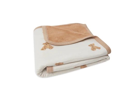 Couverture Bébé Jersey 100 x 150 cm - Teddy Bear - Lina et Compagnie