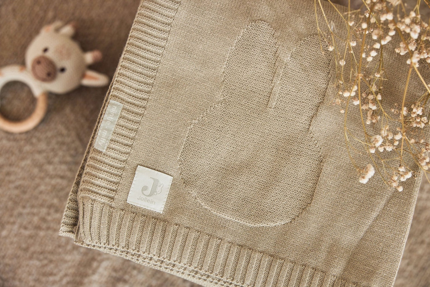 Couverture Berceau 75x100 cm Miffy - Olive Green - Lina et Compagnie