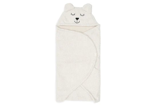 Couverture portefeuille Bear Bouclé - Oatmeal - Lina et Compagnie