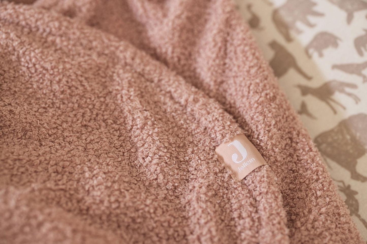 Couverture portefeuille Bear Bouclé - Wild rose - Lina et Compagnie