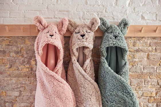 Couverture Portefeuille Bunny - Rose Pale - Lina et Compagnie