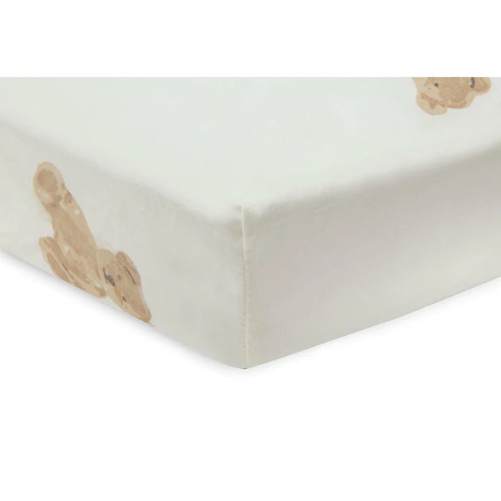 Drap-housse Jersey 60 X 120cm - Teddy Bear - Lina et Compagnie