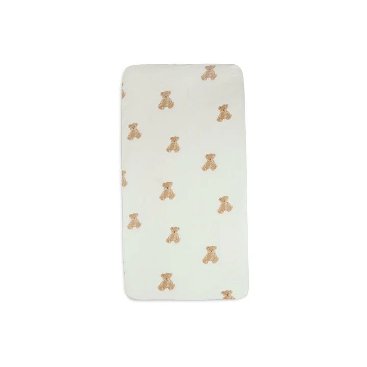 Drap-housse Jersey 60 X 120cm - Teddy Bear - Lina et Compagnie