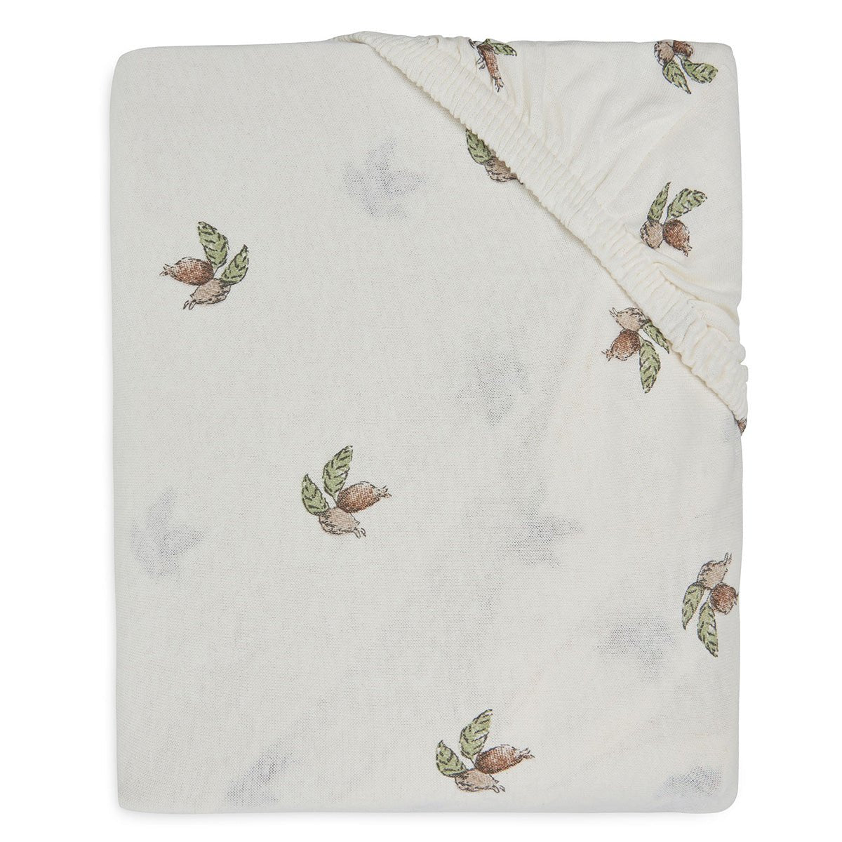 Drap-housse Jersey 70/75 X 140/150 cm - Rosehip - Lina et Compagnie