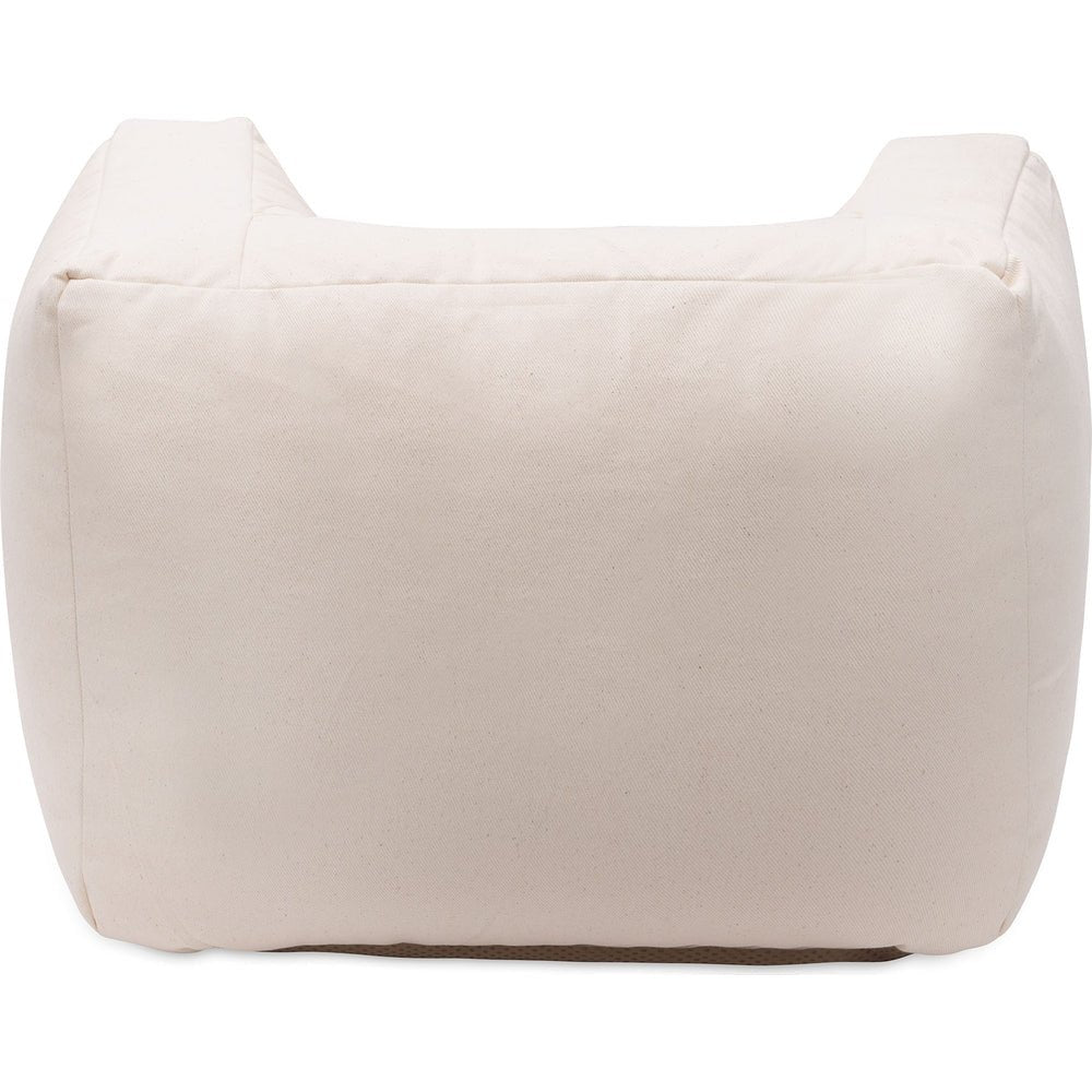 Fauteuil Pouf Enfant Twill - Naturel - Lina et Compagnie
