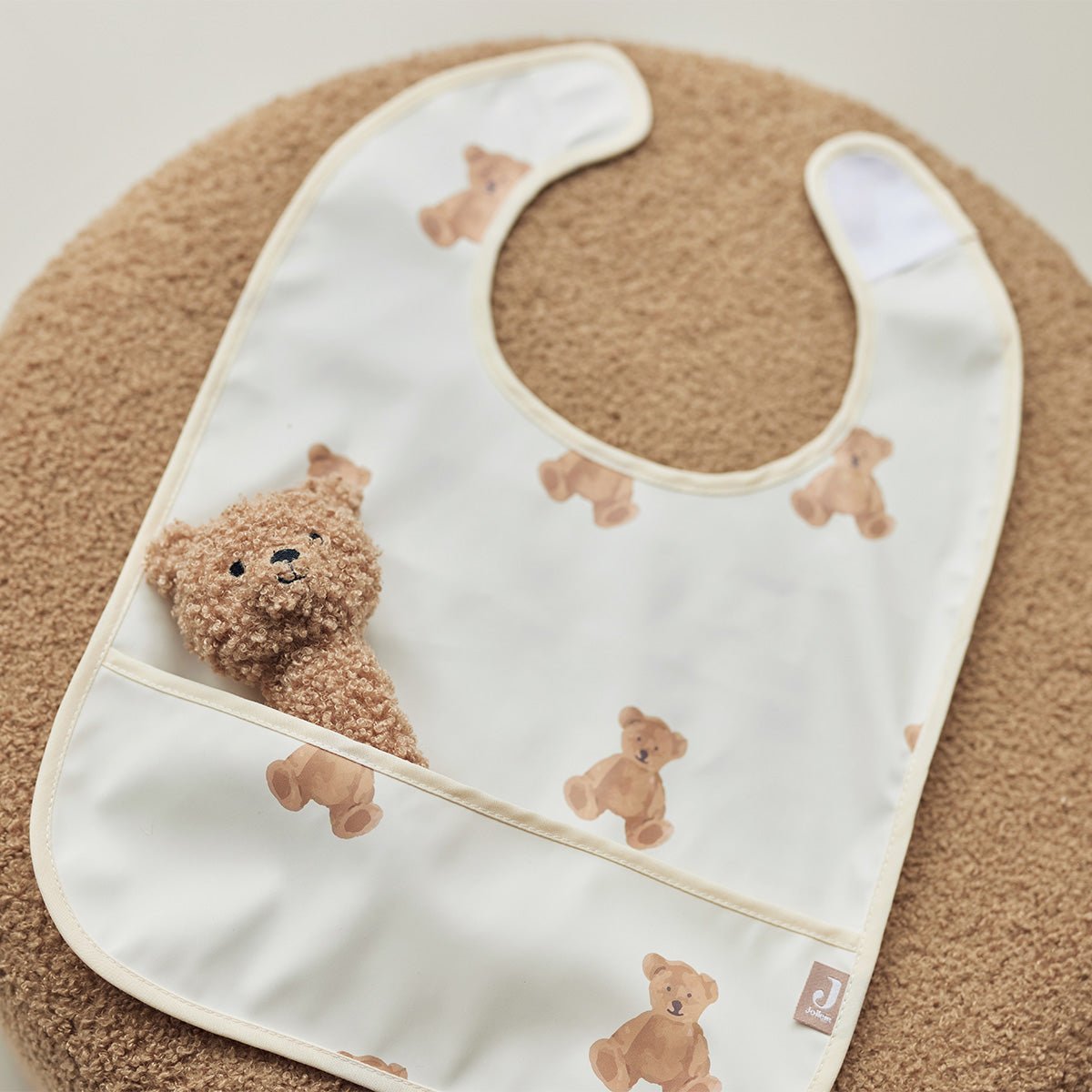 Hochet Teddy Bear - Biscuit - Lina et Compagnie
