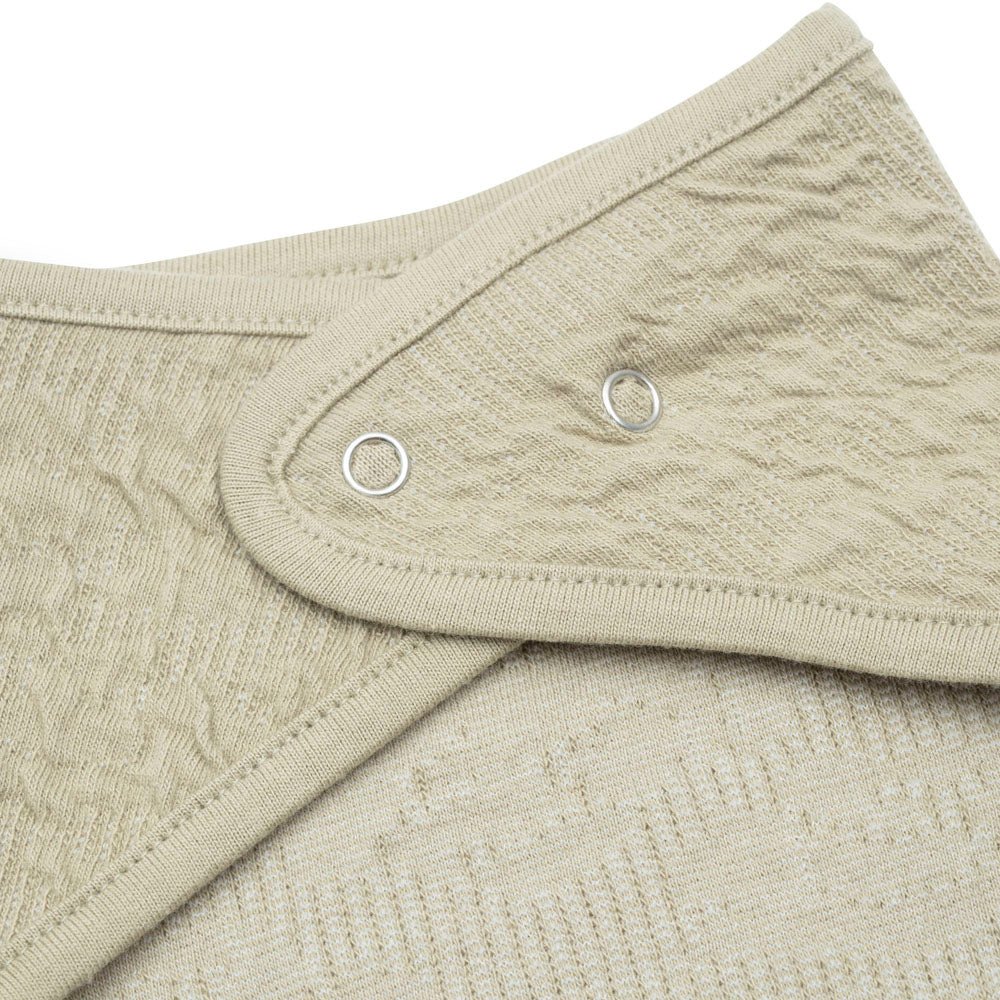 Lot de 2 Bavoirs Bandana Soft Waves - Olive Green - Lina et Compagnie
