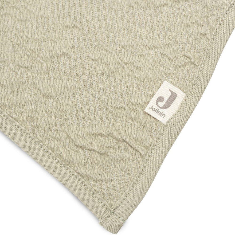Lot de 2 Bavoirs Bandana Soft Waves - Olive Green - Lina et Compagnie