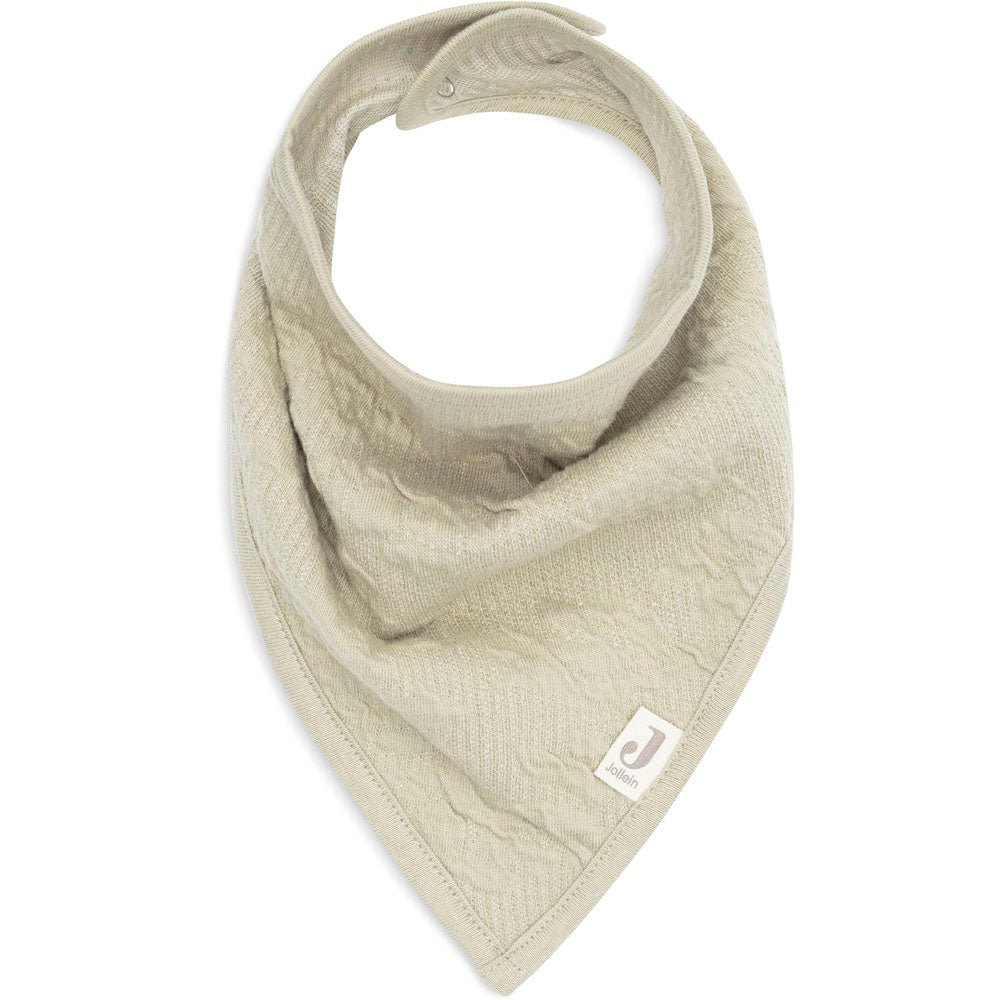 Lot de 2 Bavoirs Bandana Soft Waves - Olive Green - Lina et Compagnie