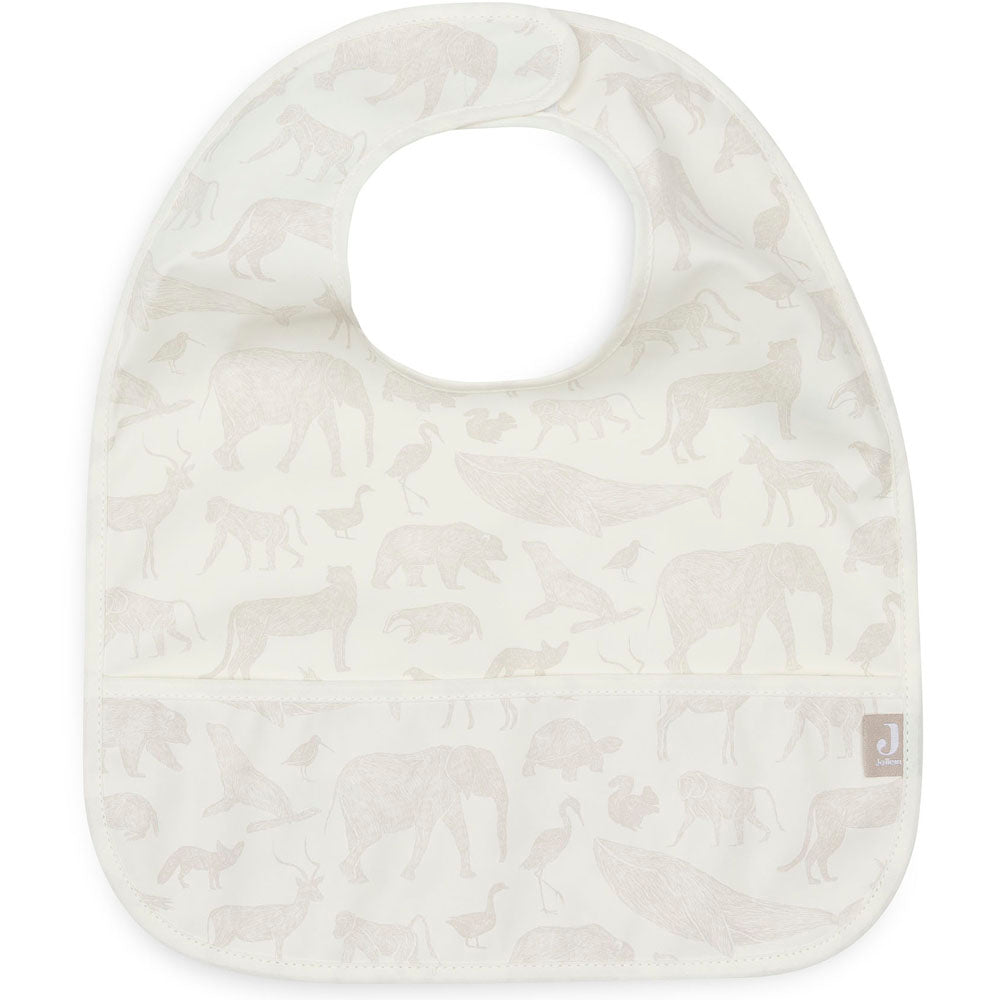Lot de 2 Bavoirs Imperméables - Animals Nougat - Lina et Compagnie