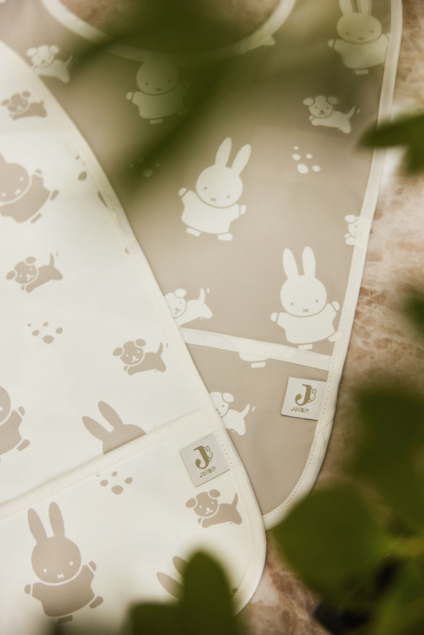 Lot de 2 Bavoirs - Miffy - Olive Green - Lina et Compagnie