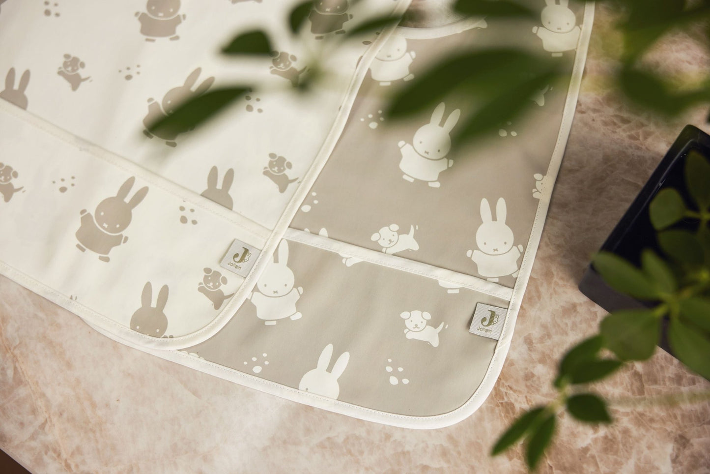 Lot de 2 Bavoirs - Miffy - Olive Green - Lina et Compagnie