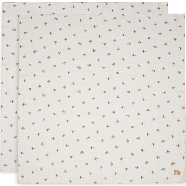 Lot de 2 Maxi Langes en gaz de coton - Rosehip - Lina et Compagnie