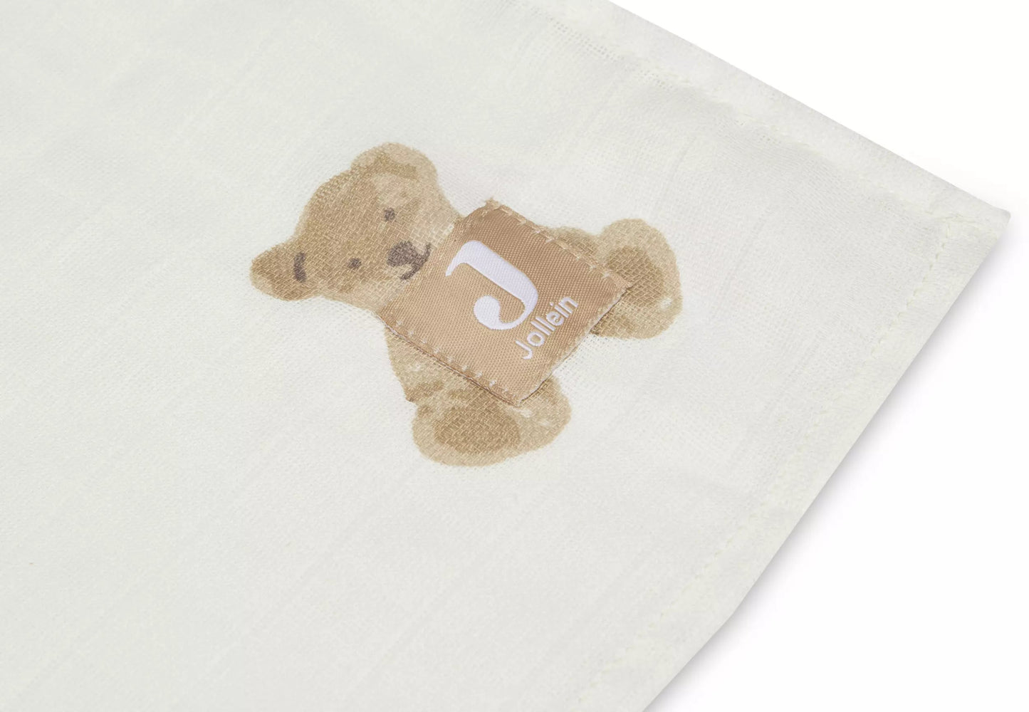 Lot de 2 Maxi Langes en gaz de coton - Teddy Bear - Lina et Compagnie