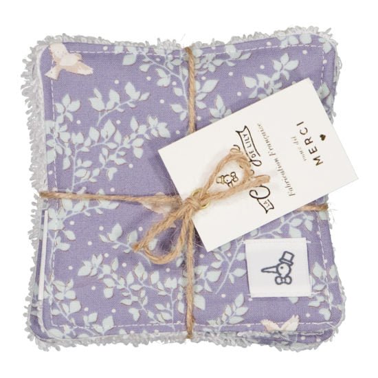 Lot de 3 Lingettes Lavables - Romeo - Lina et Compagnie