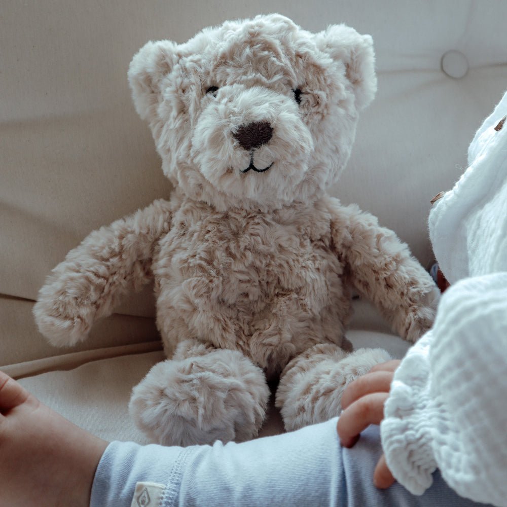Peluche Bruit Blanc Lou l'Ours Beige - Lina et Compagnie