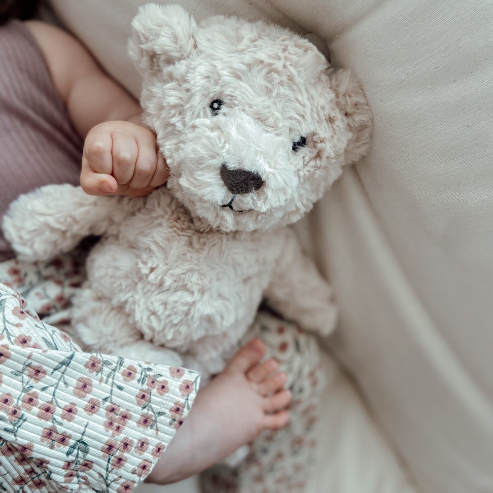 Peluche Bruit Blanc Lou l'Ours Beige - Lina et Compagnie