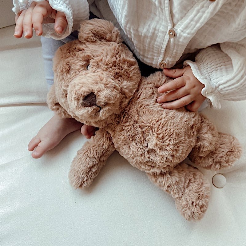 Peluche Bruit Blanc Lou l'Ours Marron - Lina et Compagnie