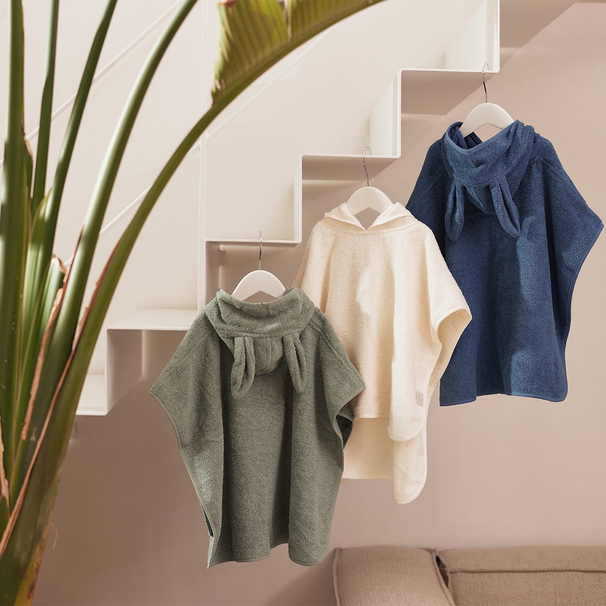 Poncho de Bain - Ash Green - Lina et Compagnie