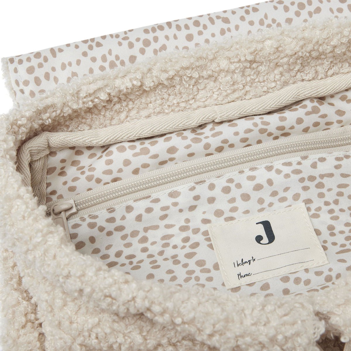 Sac à Dos Bouclé - Naturel - Lina et Compagnie