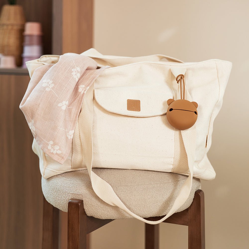 Sac Tote Bag à Langer - Twill Naturel - Lina et Compagnie