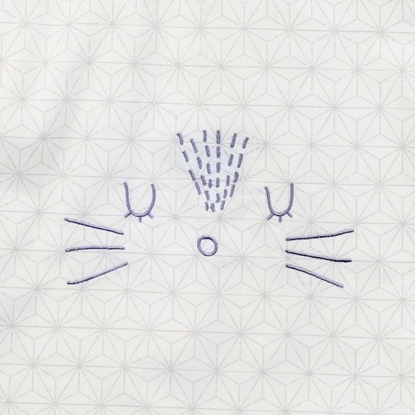 Serviette Bavoir Pompon - Lina et Compagnie