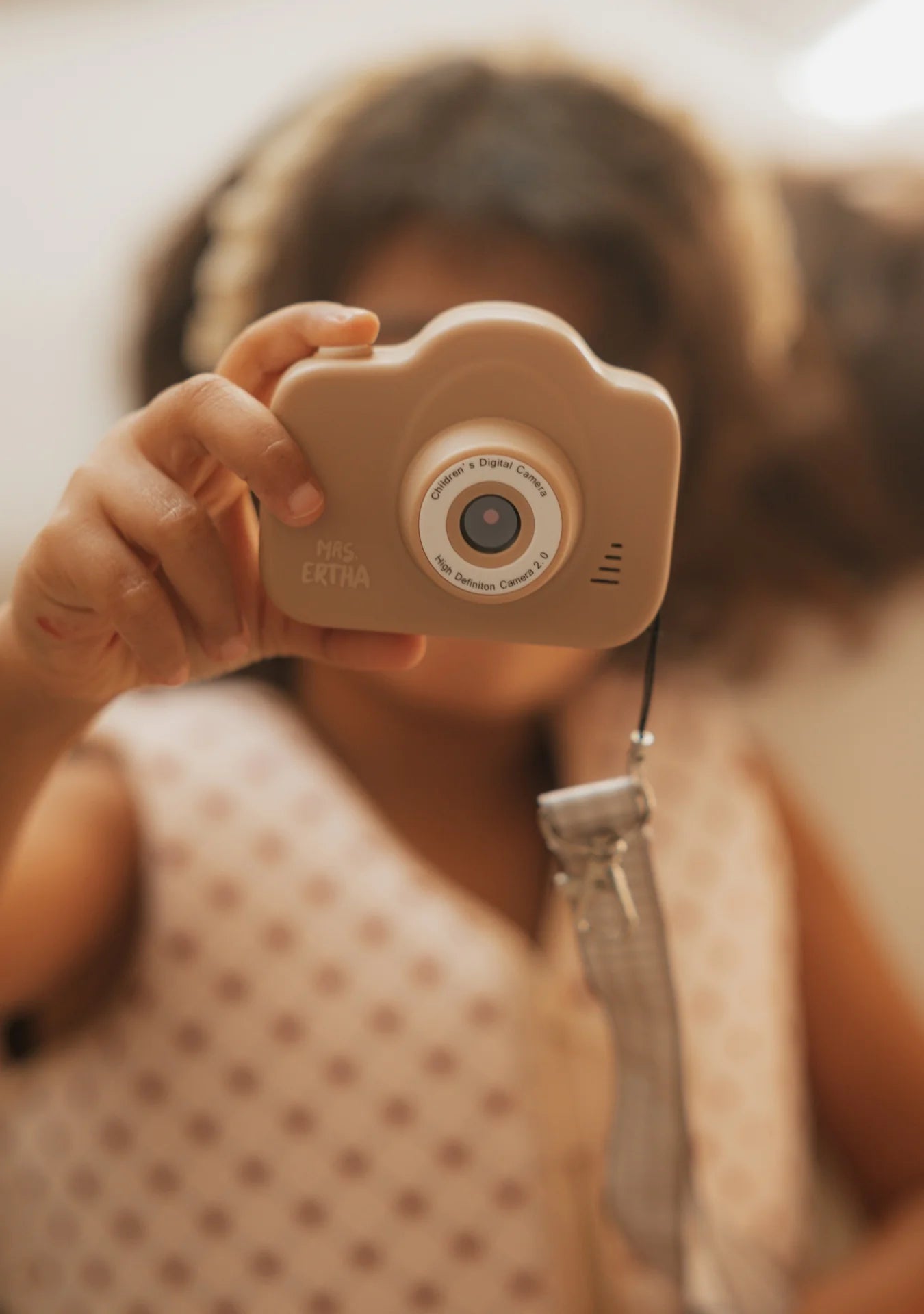 Appareil photo - Vintage Squares - Caramel