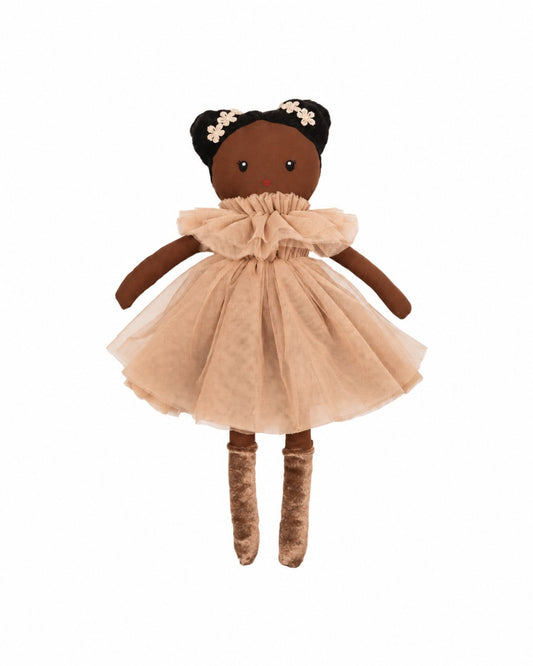 Poupée en coton Sugar Bee de 30 cm avec vêtements en tulle amovibles
