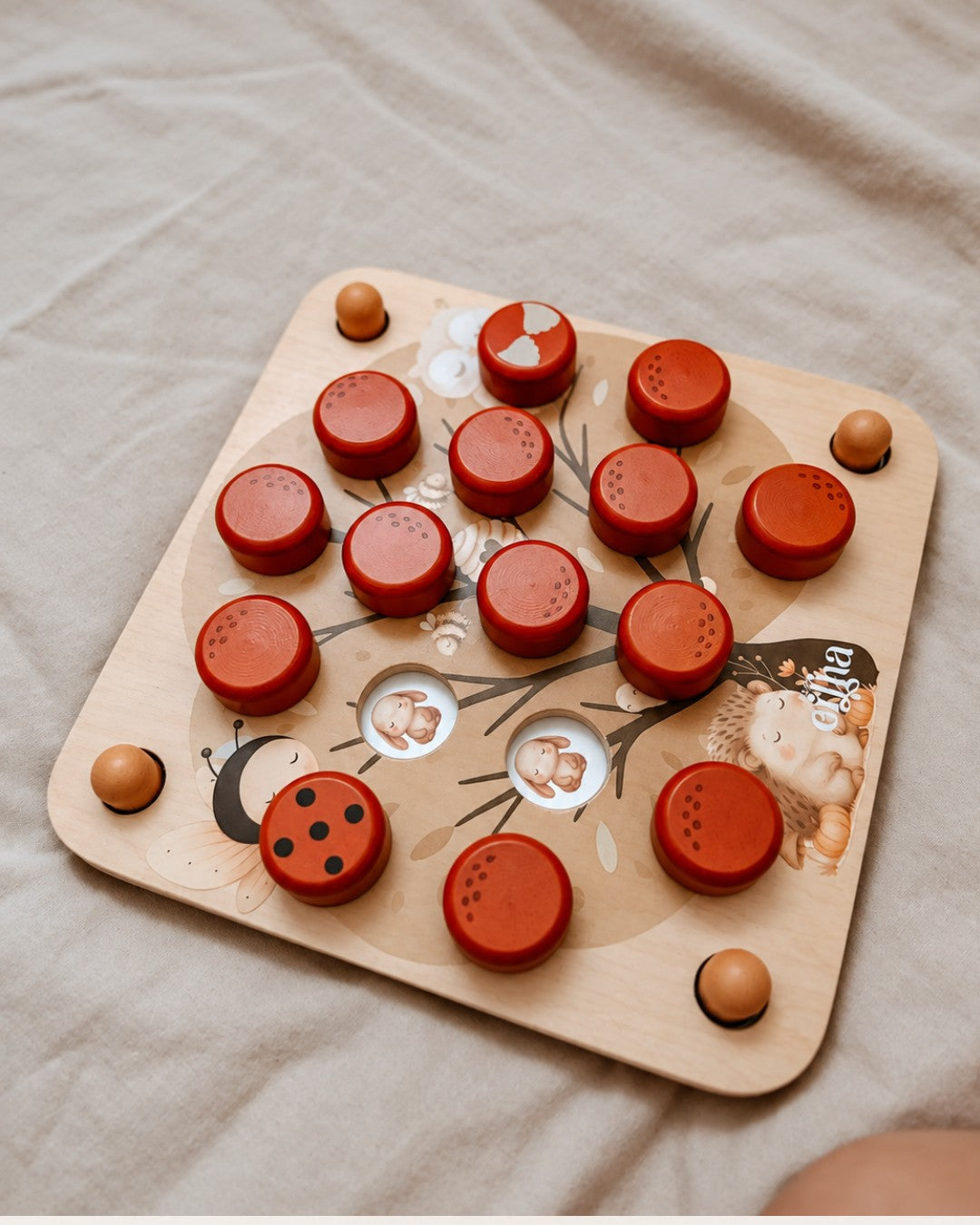 Jeu de mémoire en bois - Pop & Peek