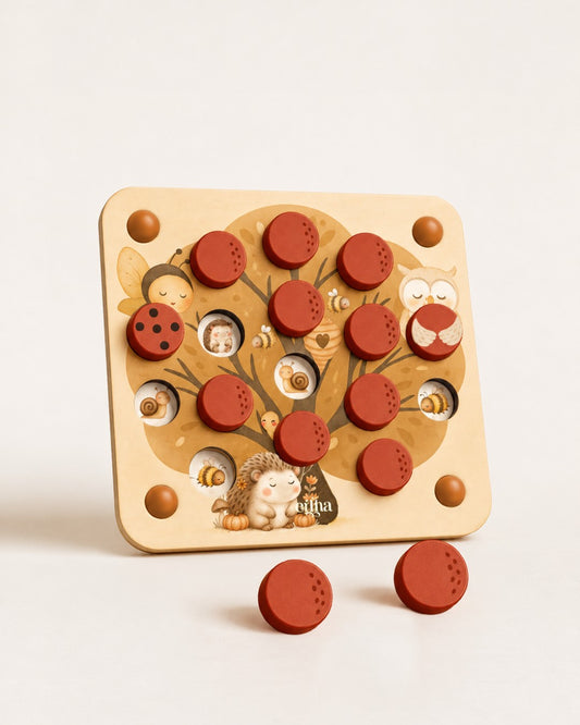 Jeu de mémoire en bois - Pop & Peek