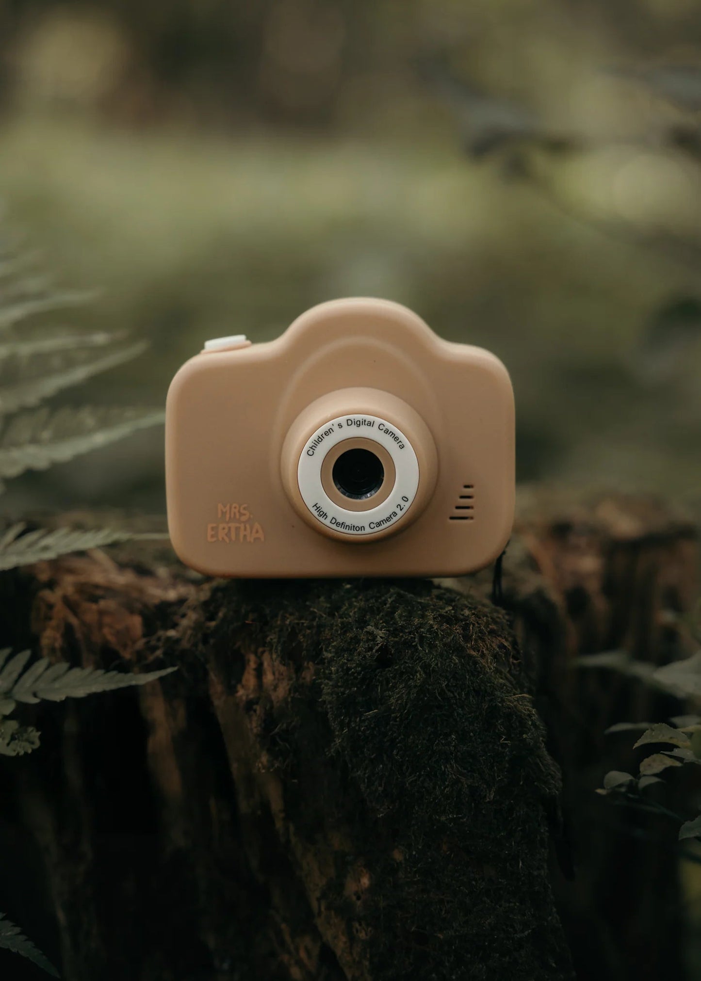 Appareil photo - Vintage Squares - Caramel - Lina et Compagnie